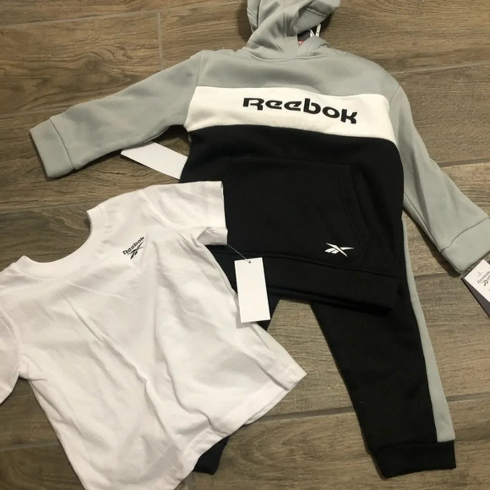 Reebok 3 pc fleece jogger set
